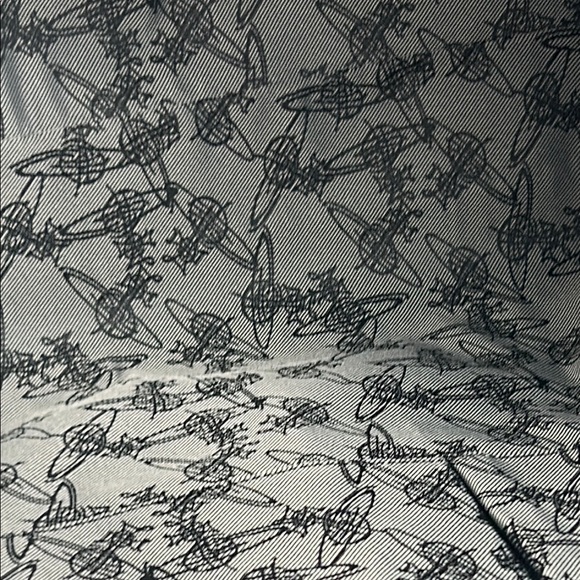 Vivienne Westwood Black Croc-Embossed Tote Bag with Gold Accents - Picture 12 of 16